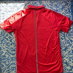 Tiger Woods Collection Nike Dry Fit Red Polo